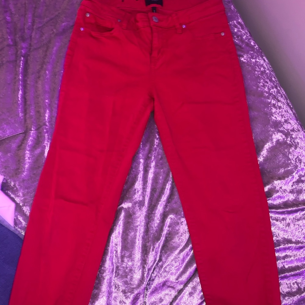 Red Skinny Jeans
